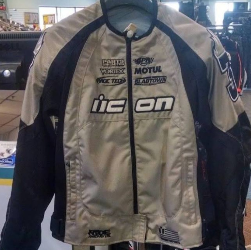 Icon Moto Icon Merc Stage 2 Women's Jacket Khaki 